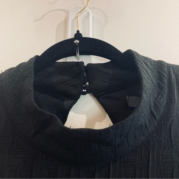 ANTHROPOLOGIE Sz XL Charley Mock Neck Keyhole Back Pockets Wide Leg Jumpsuit NEW - Picture 8 of 16